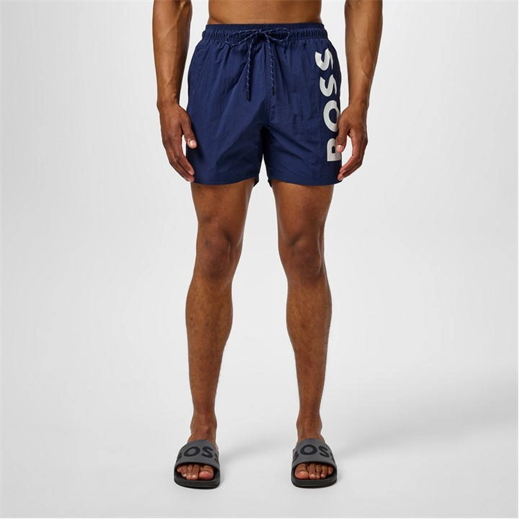 Hugo Boss Men's Octopus Swim Shorts - Blue